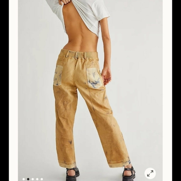 Freddie Distressed Free People Pants - Picture 4 of 5